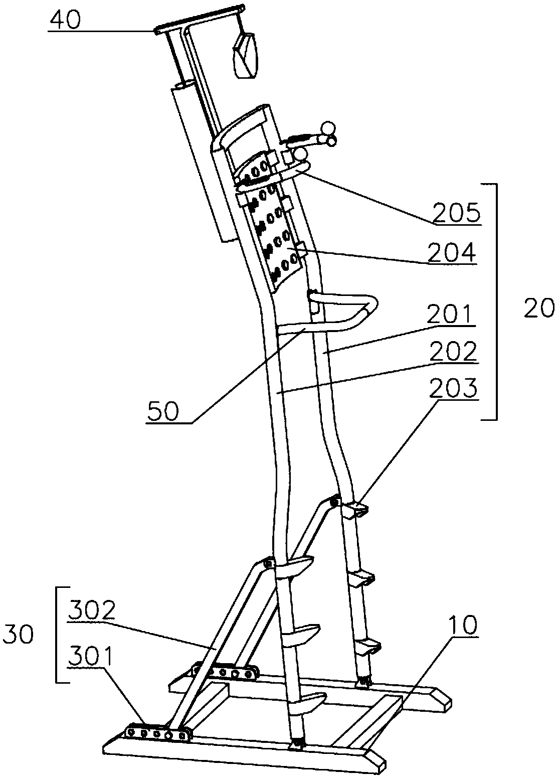 Lumbar rehabilitation exercise apparatus
