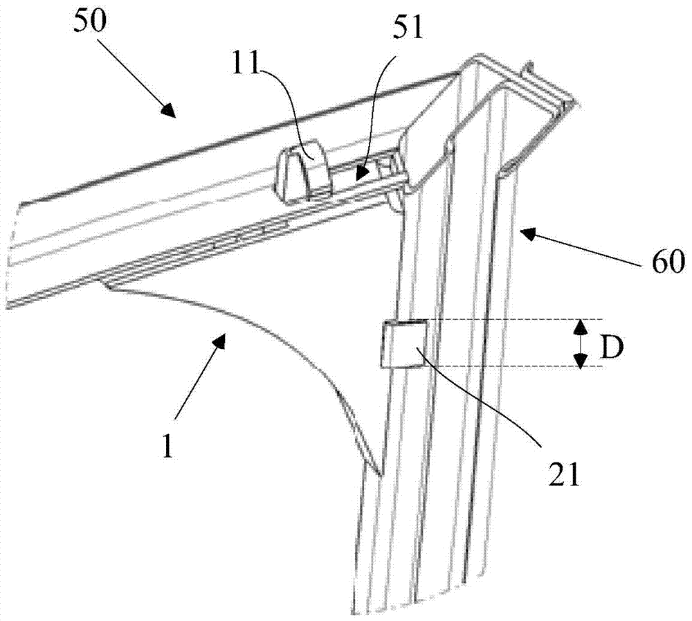 Corner portion sealing part of vehicle window frame, vehicle window frame and vehicle