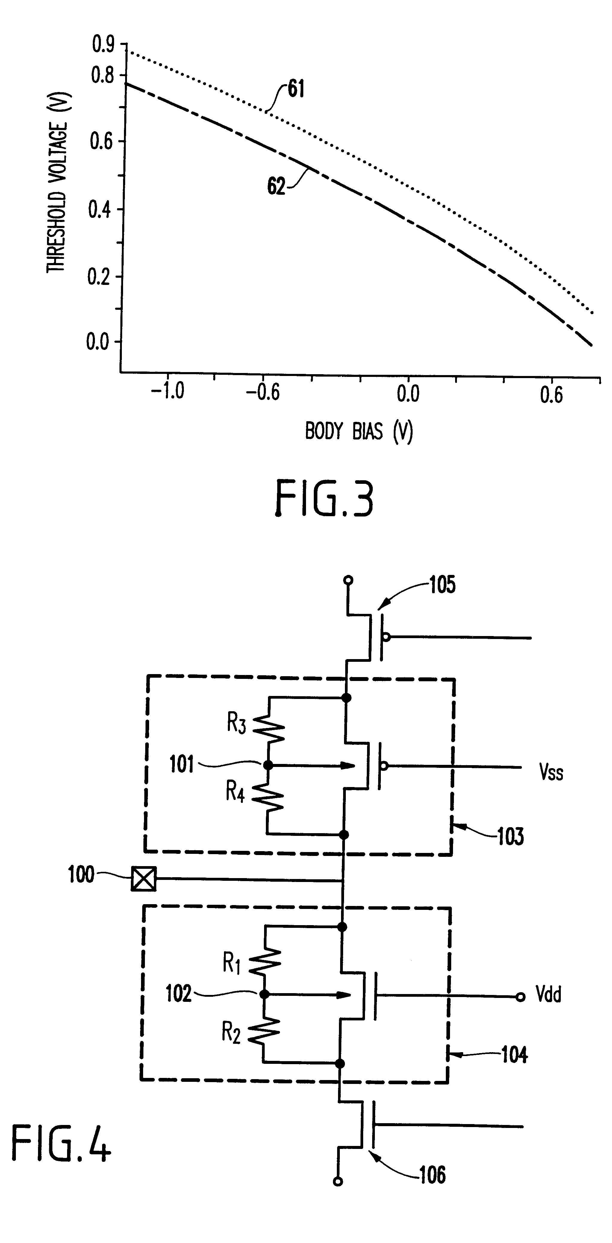 Low power SOI ESD buffer driver networks having dynamic threshold MOSFETS