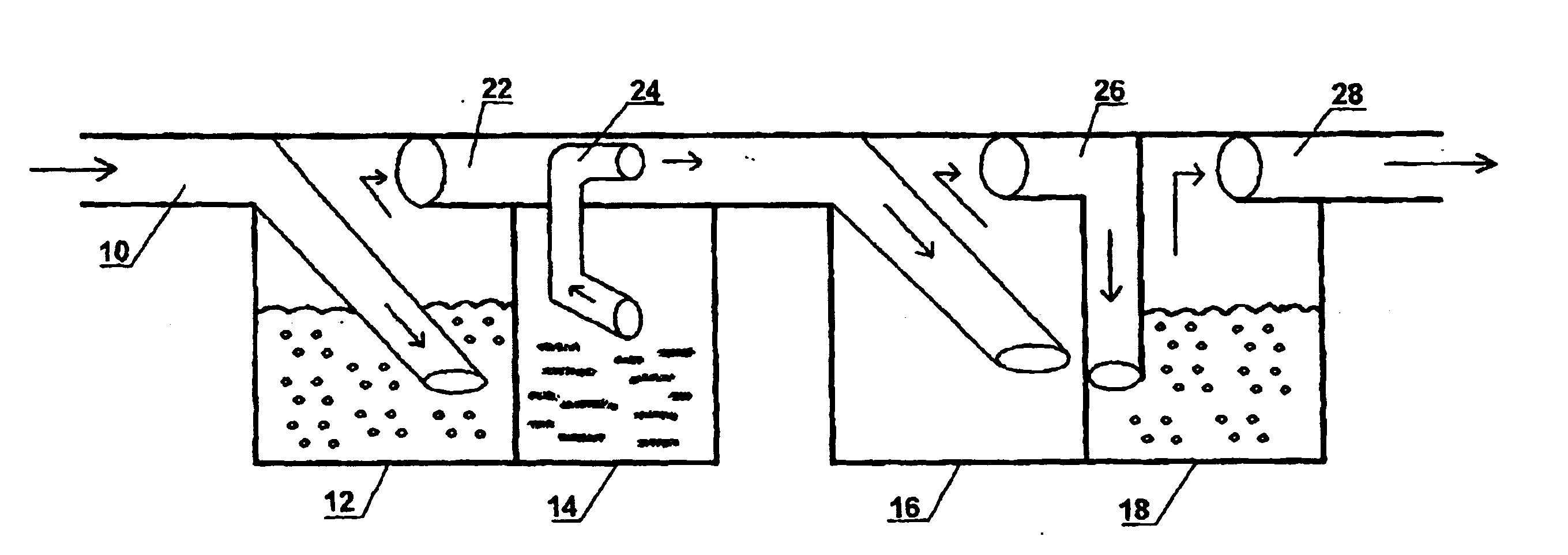 System for elimnating polluting gases produced from combustion processes