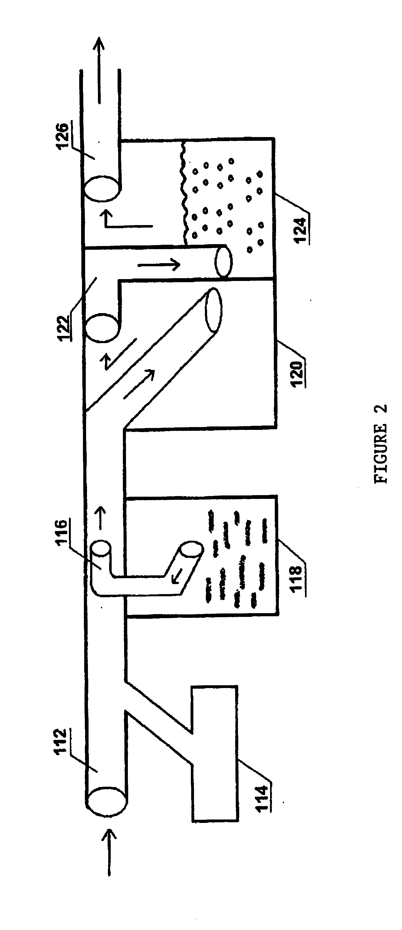System for elimnating polluting gases produced from combustion processes