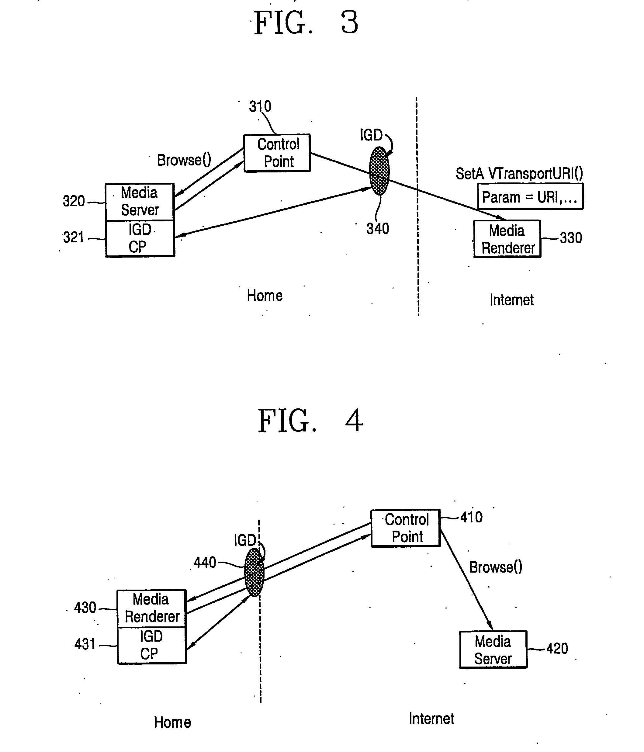 Upnp av device interworking method of upnp-based network system