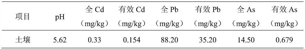 A slow-release remediation agent for treating cadmium-arsenic composite polluted paddy field soil and its preparation method