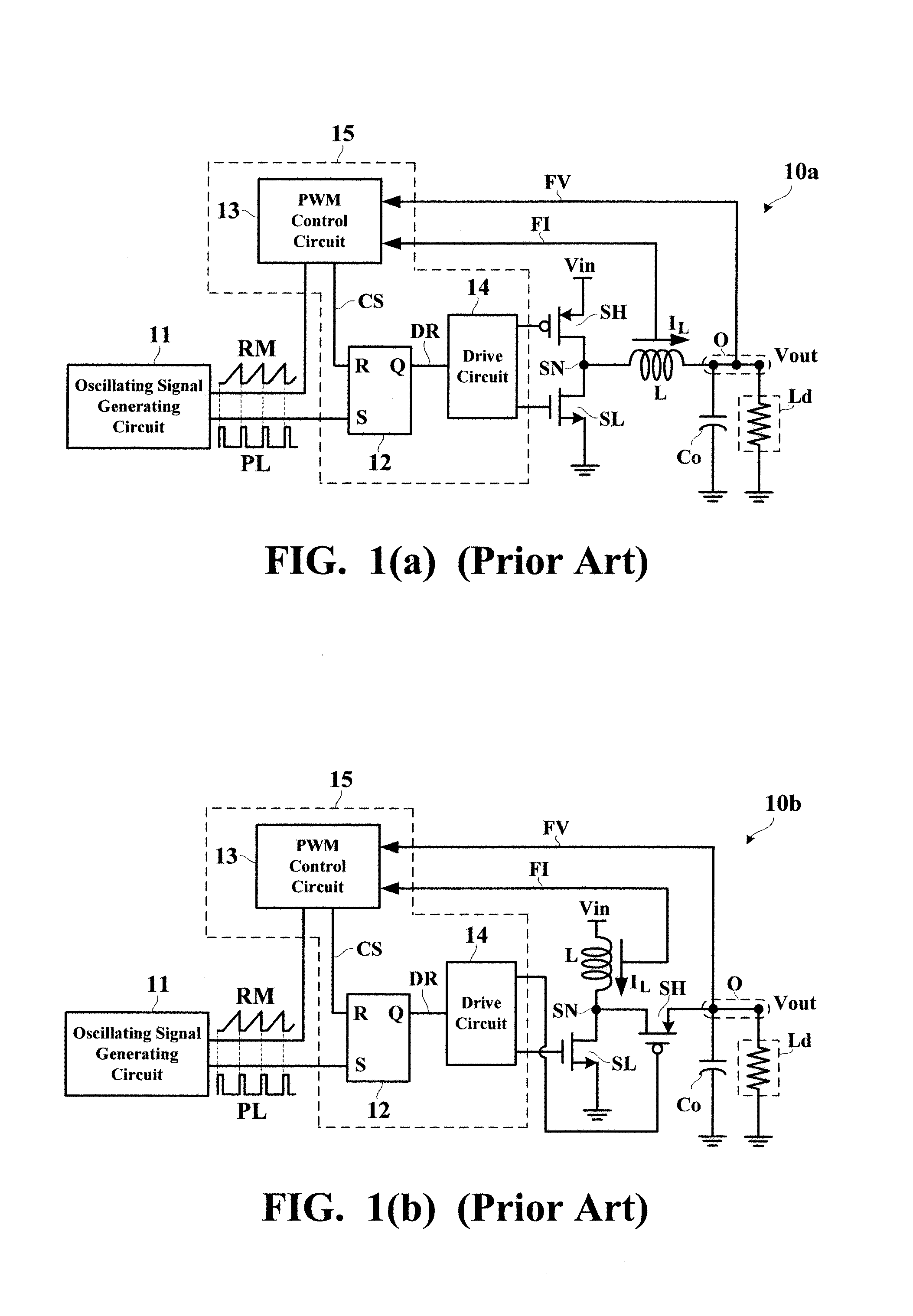 Switching voltage regulator with an improved range of input voltage