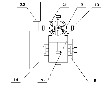 Automated linear displacement sensor calibration device