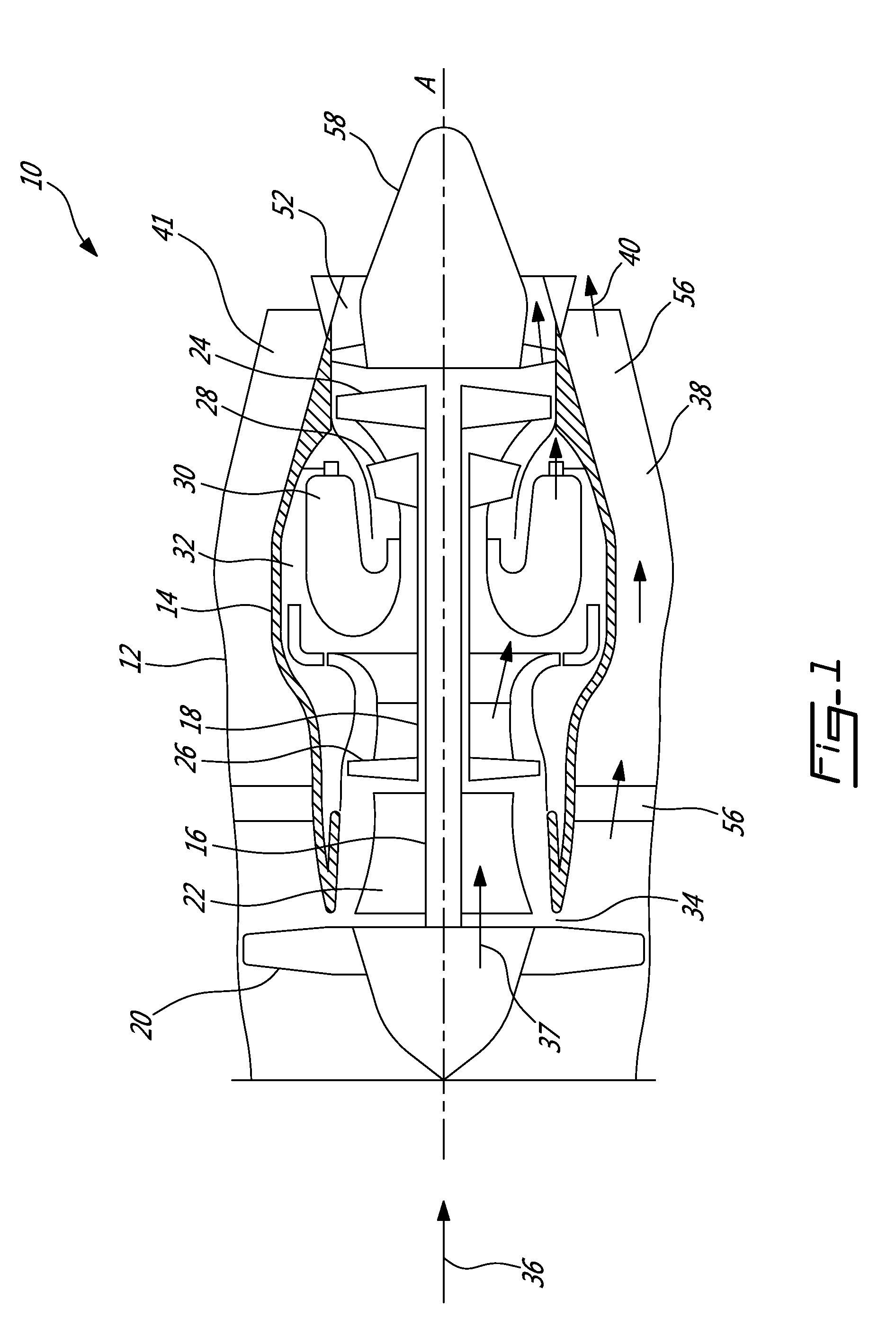 Air cooling design for tail-cone generator installation