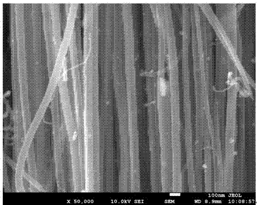 Preparation method for nitrogen-doped carbon nanotube array/carbon fiber material air electrode