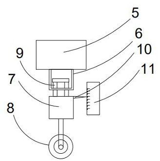 Reel speed regulating device of high-speed winding machine