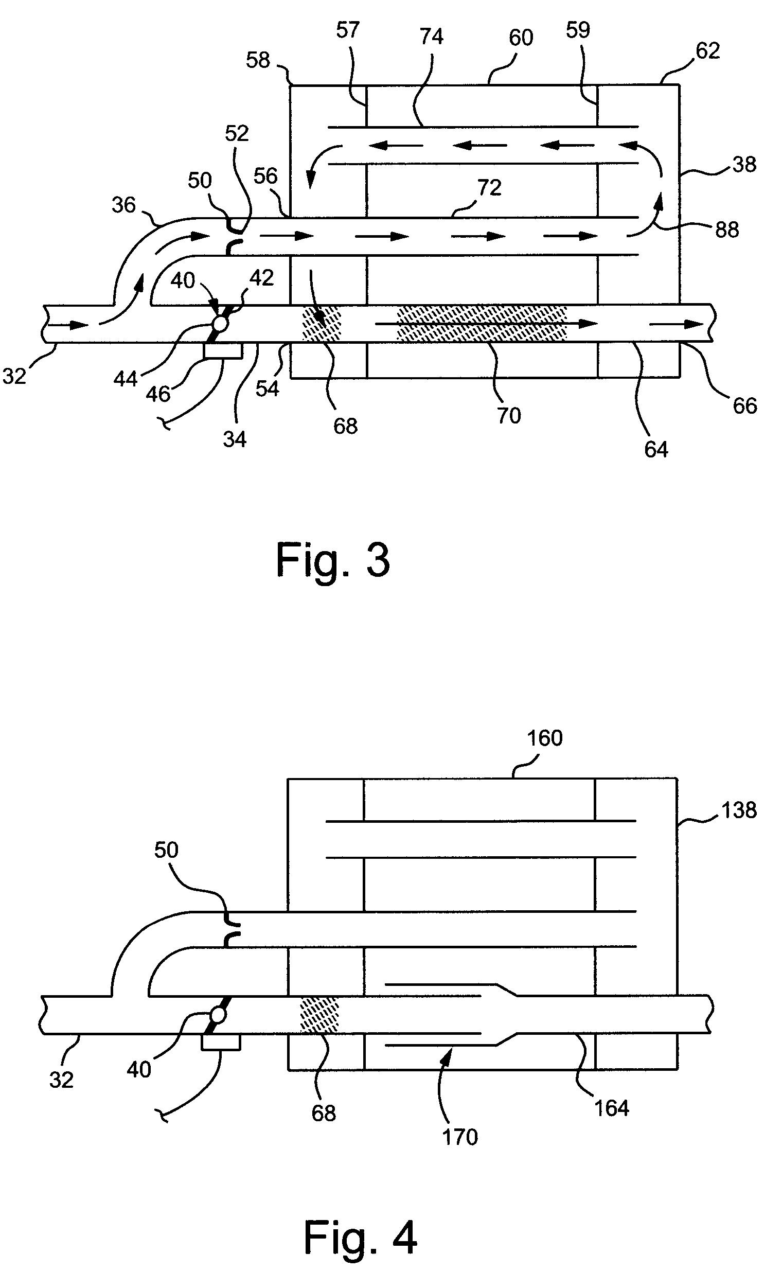 Diesel exhaust system variable backpressure muffler