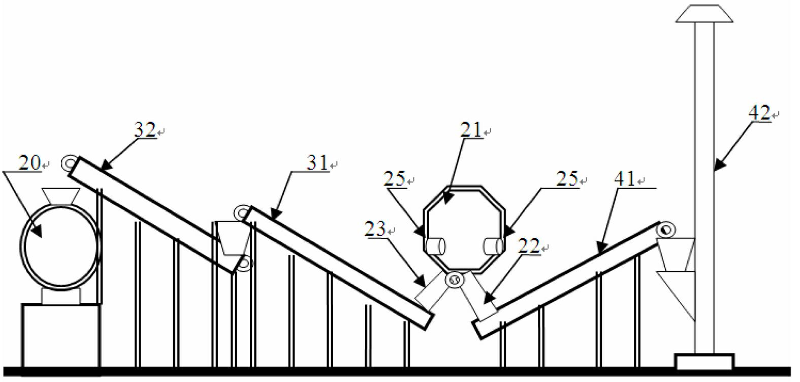 Device and method for refluxing and drying wet aggregate in production process of dry-mixed mortar