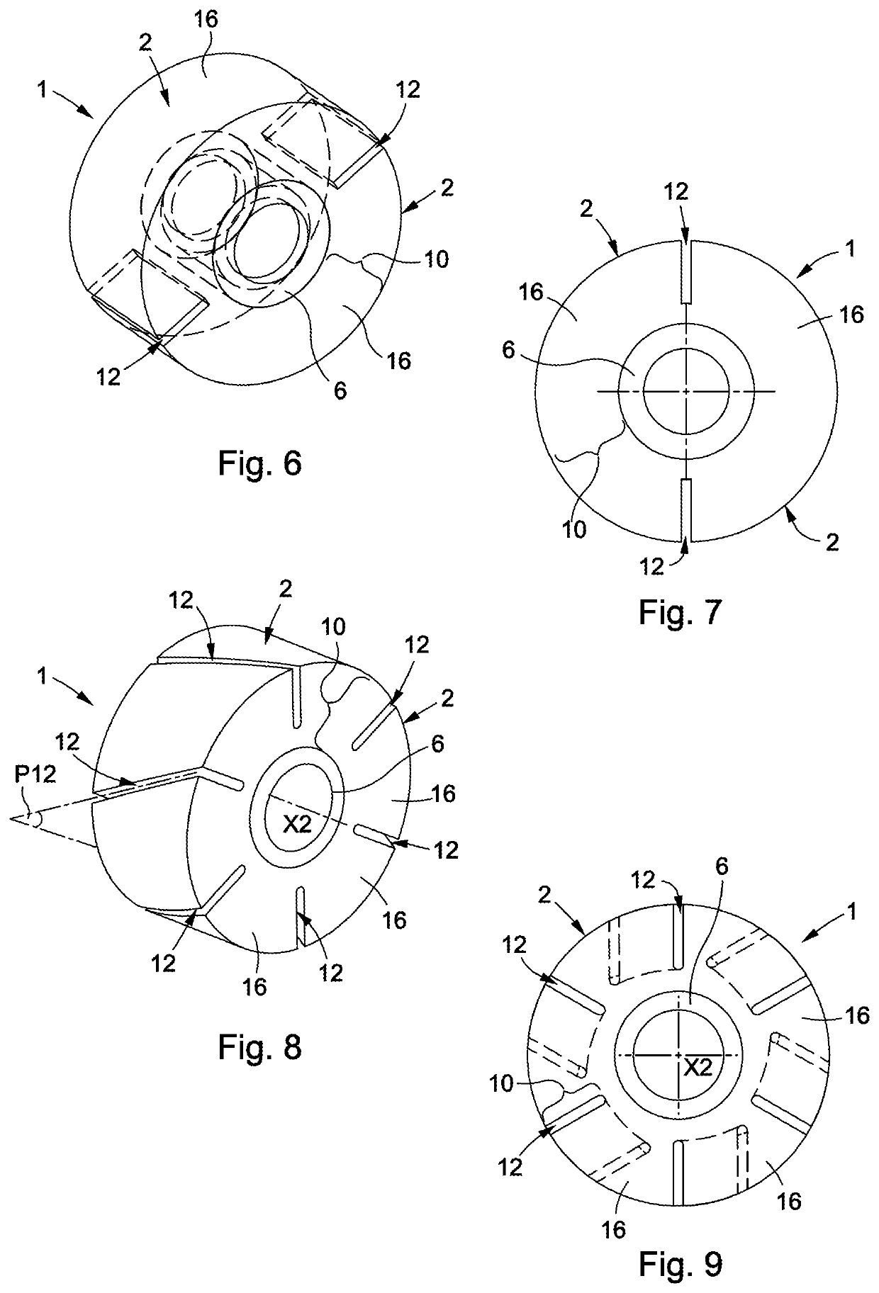 Guide roller and transport device comprising several rollers