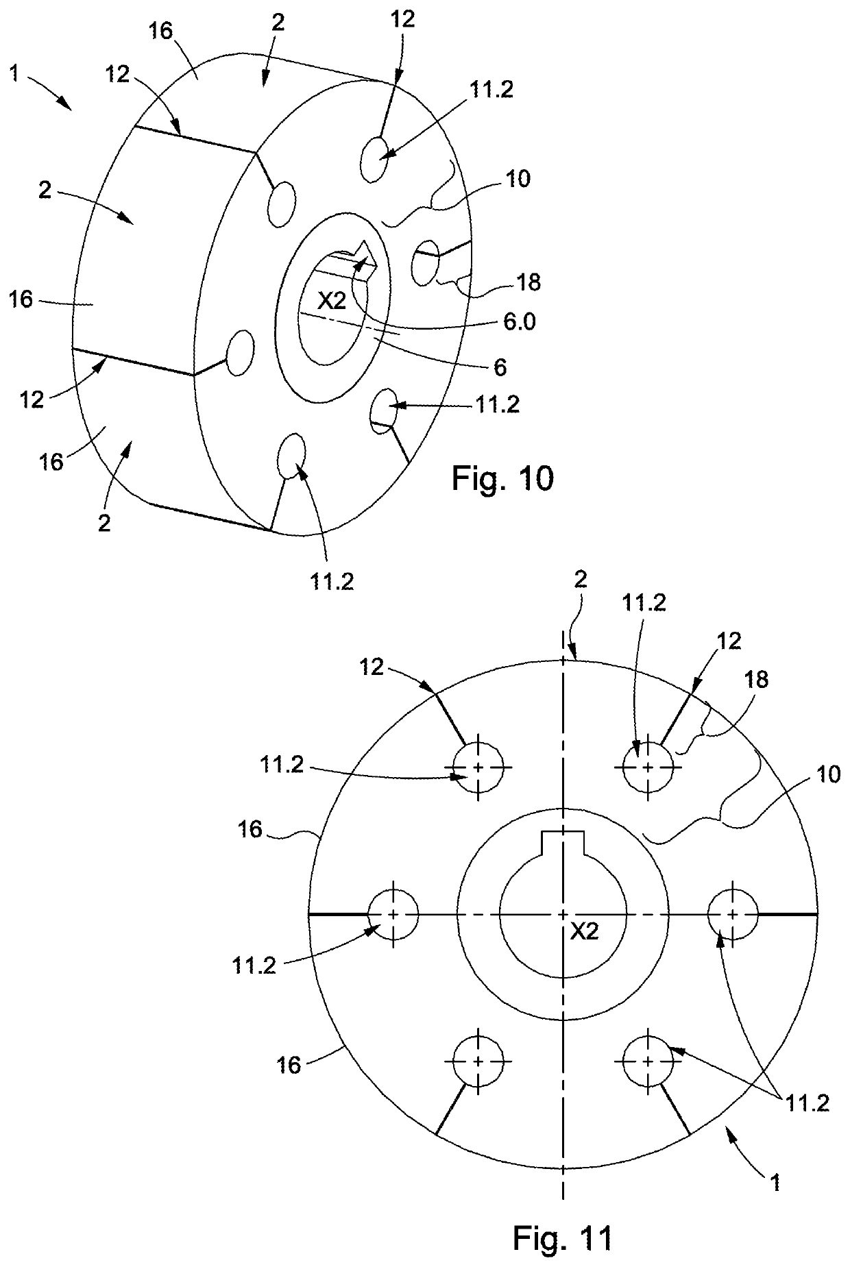 Guide roller and transport device comprising several rollers