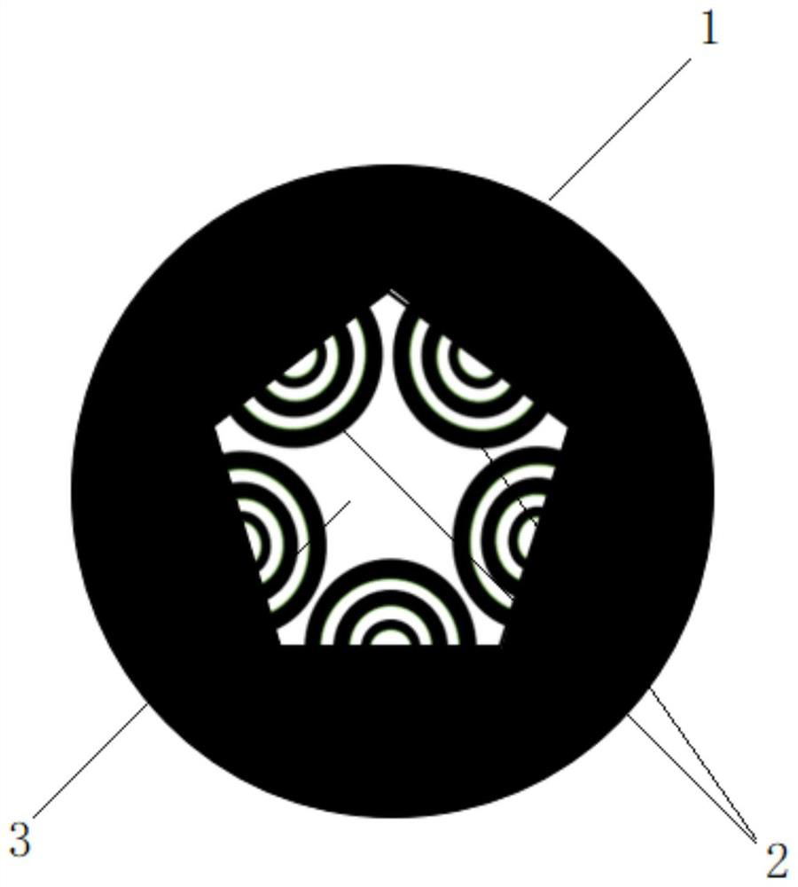 A Bragg hollow core antiresonant fiber