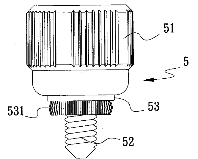 Packaging method for combining telescopic screw with printed circuit board