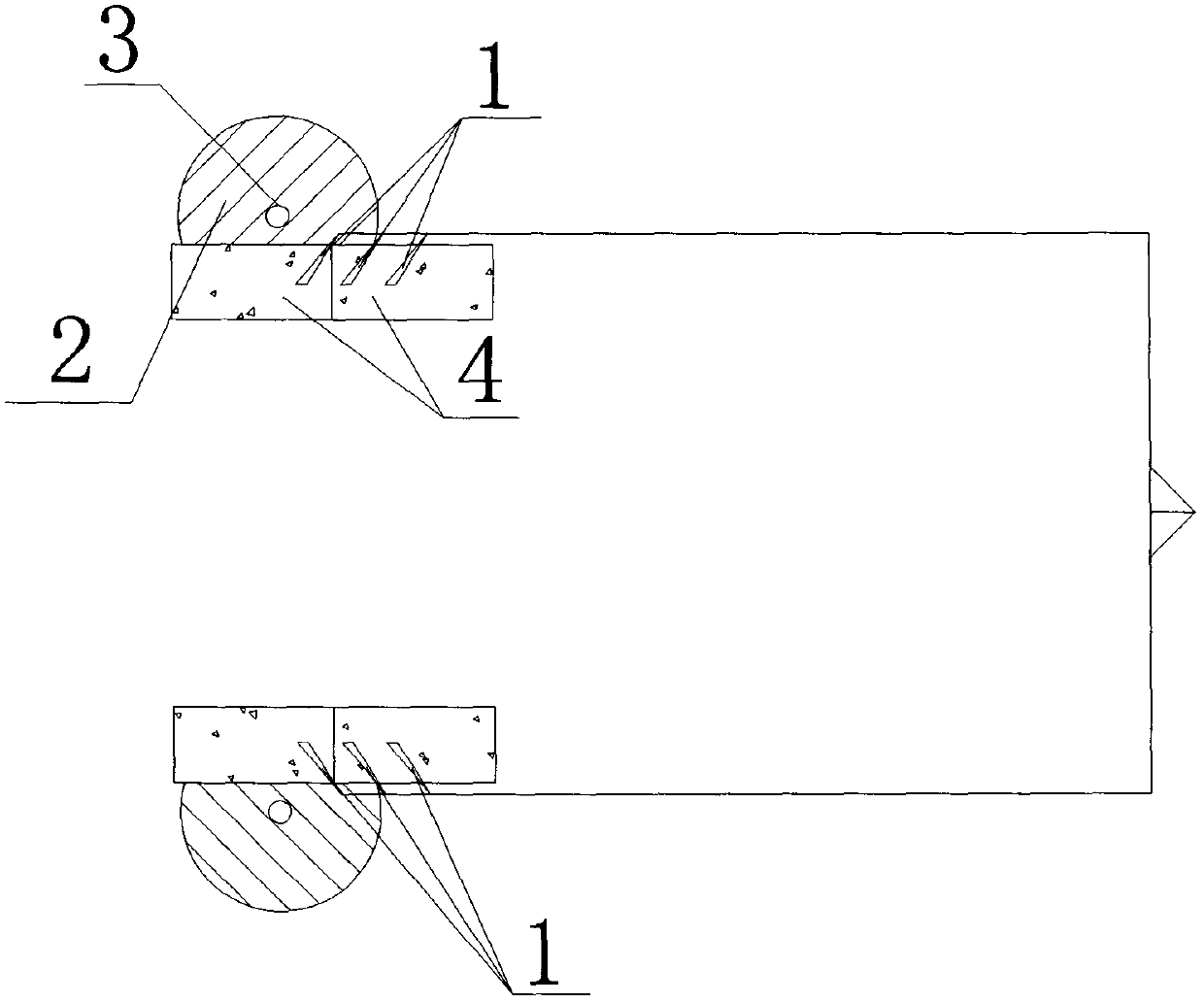 A ring-shaped frozen reinforced water-stop structure and its construction method when the shield tail brush is replaced