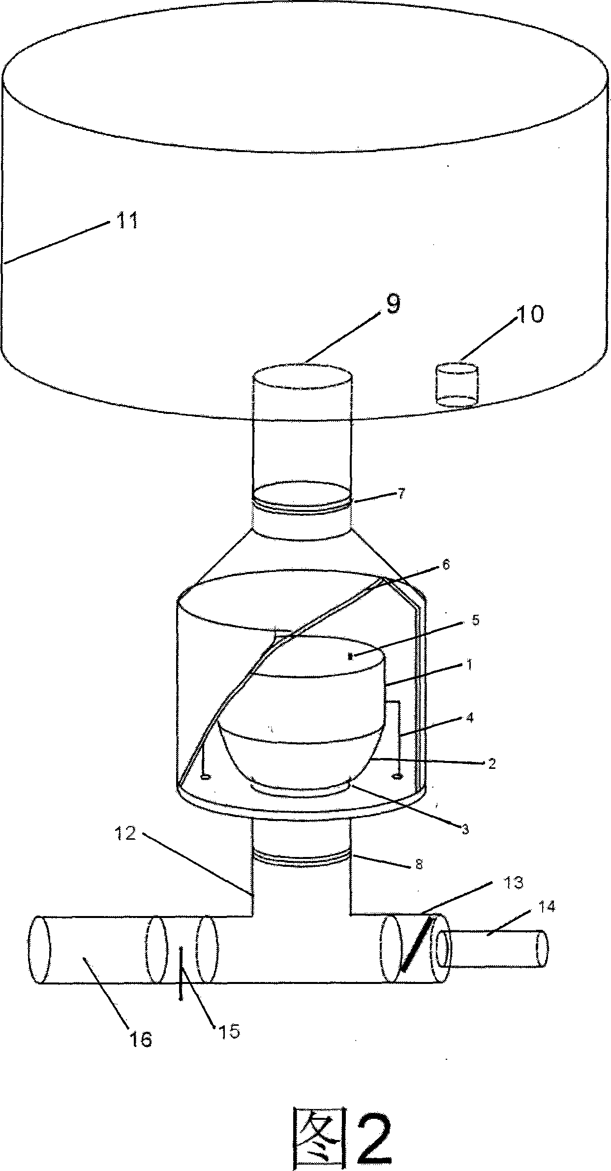 Pressurizing valve