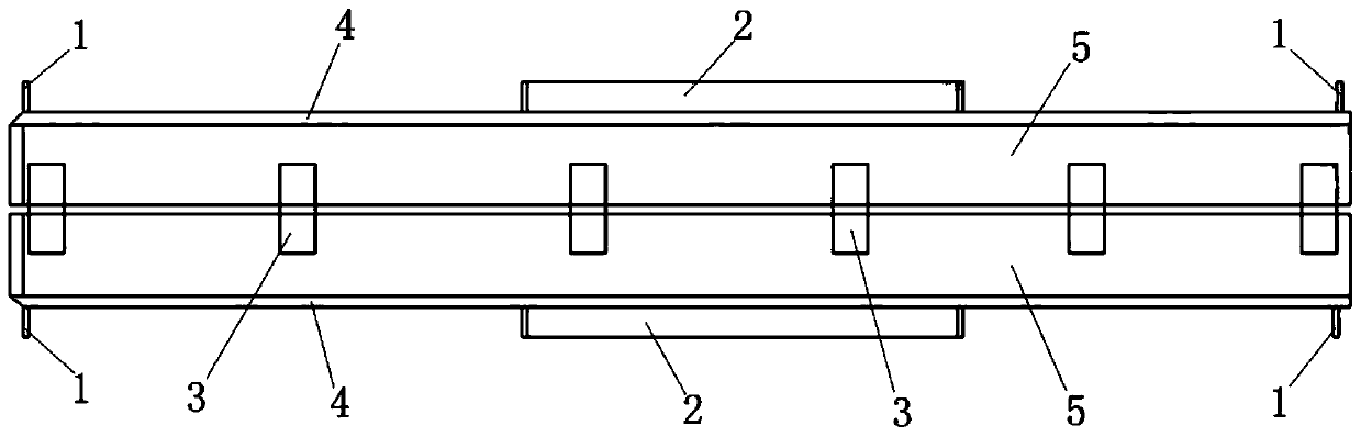 T-shaped steel welding forming method for preventing deformation of wing plate