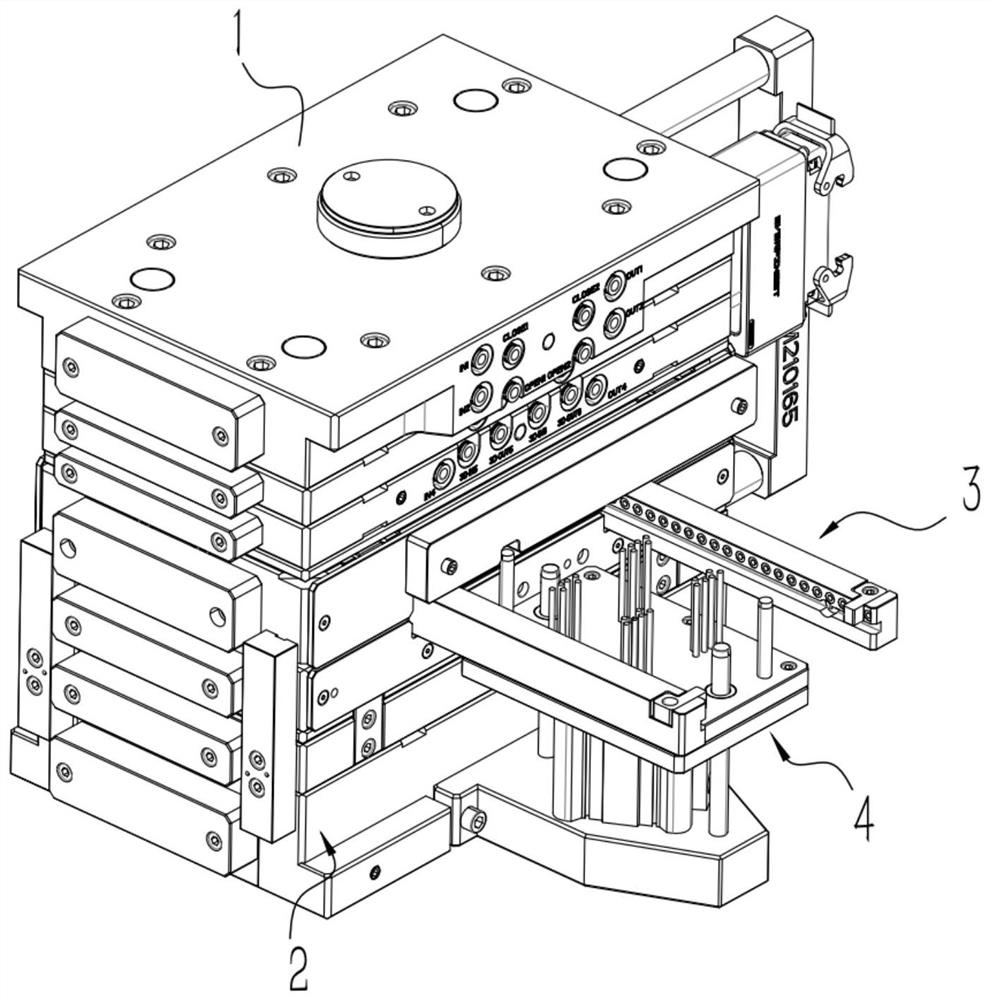 Injection mold capable of being ejected out of mold