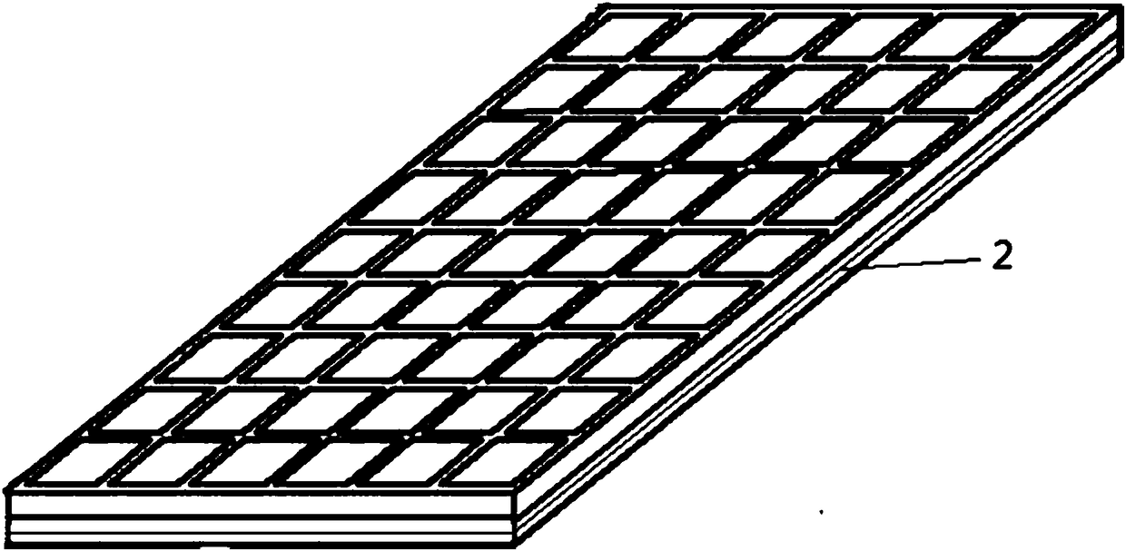 Manufacturing method for TRC inner wall grating type permanent formwork