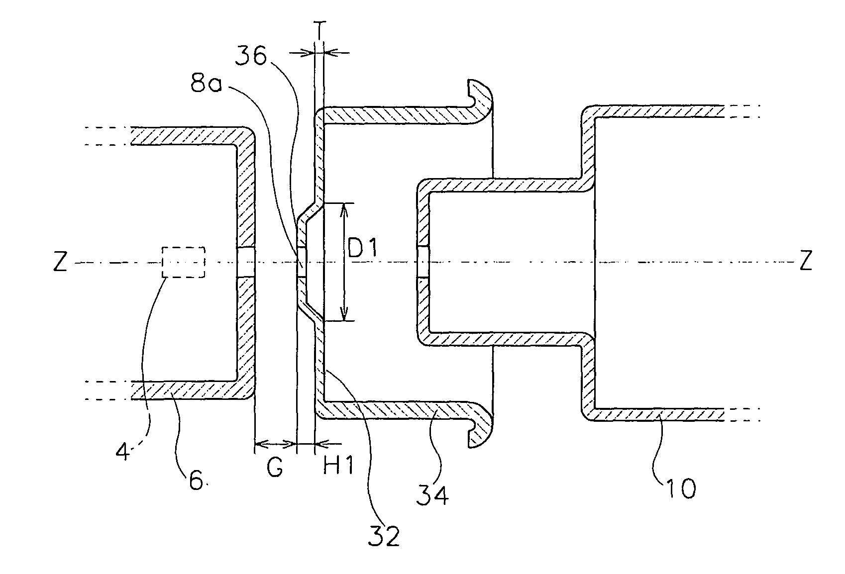 Electron gun assembly for cathode ray tube