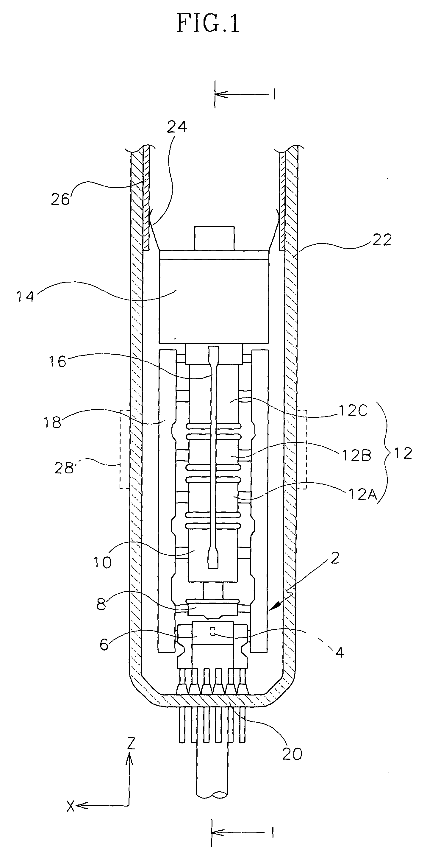 Electron gun assembly for cathode ray tube