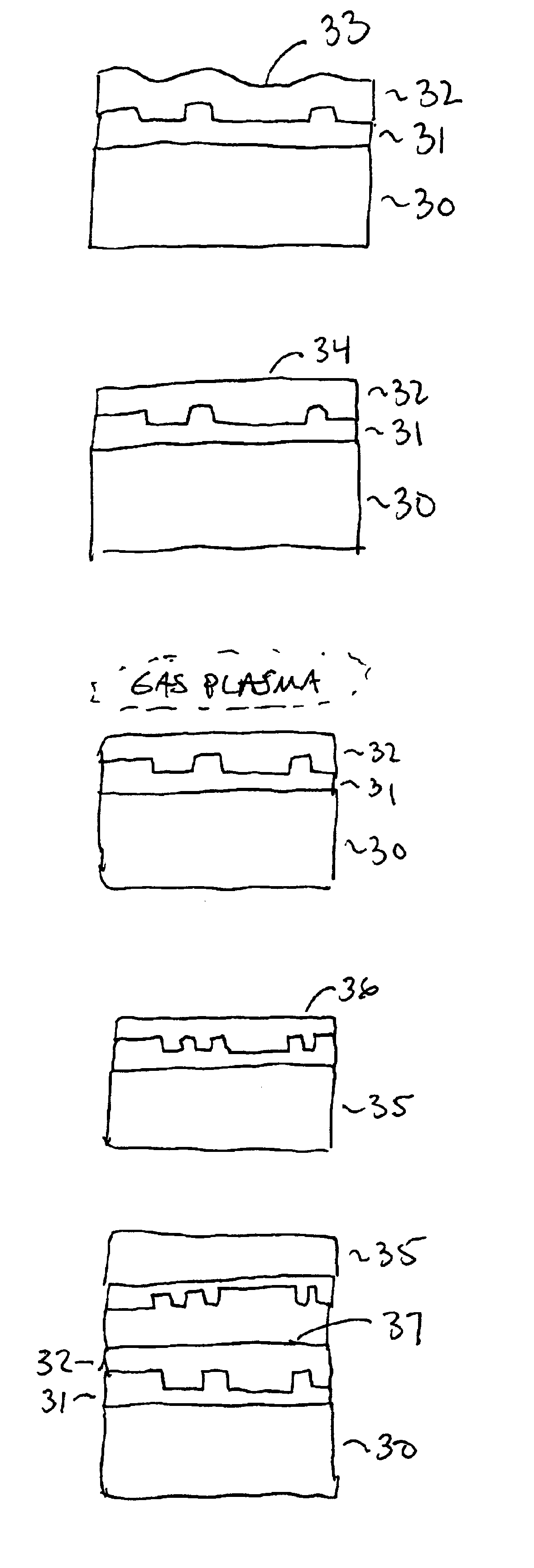 Method for low temperature bonding and bonded structure