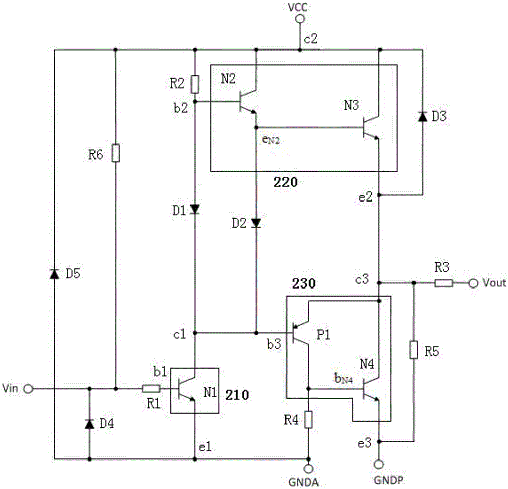 Power tube driving integrated circuit