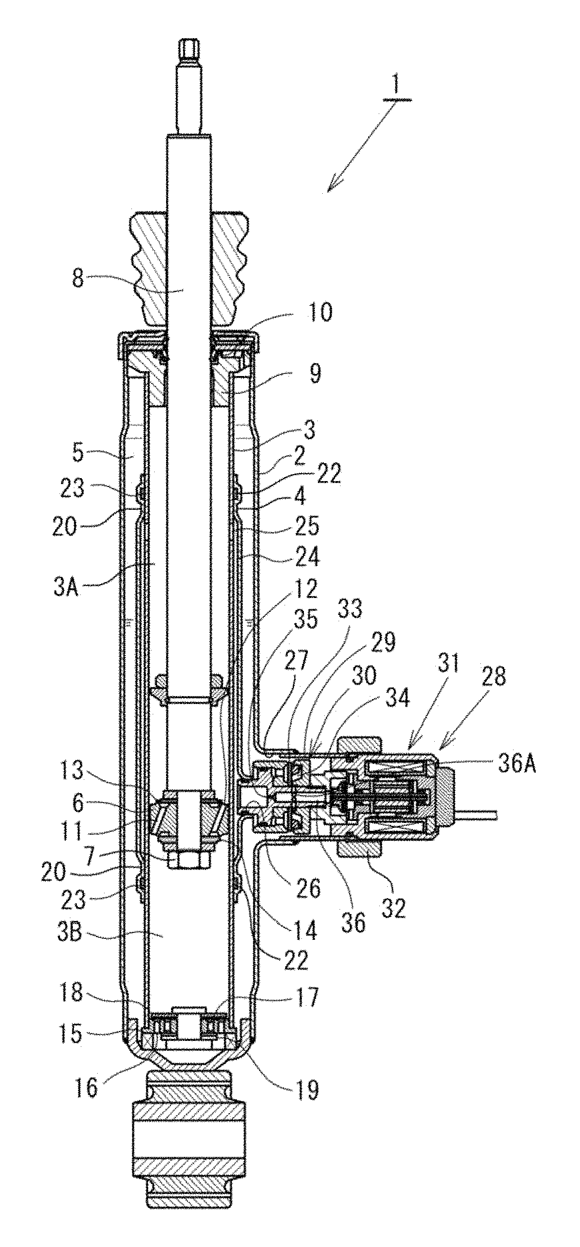 Tube and shock absorber