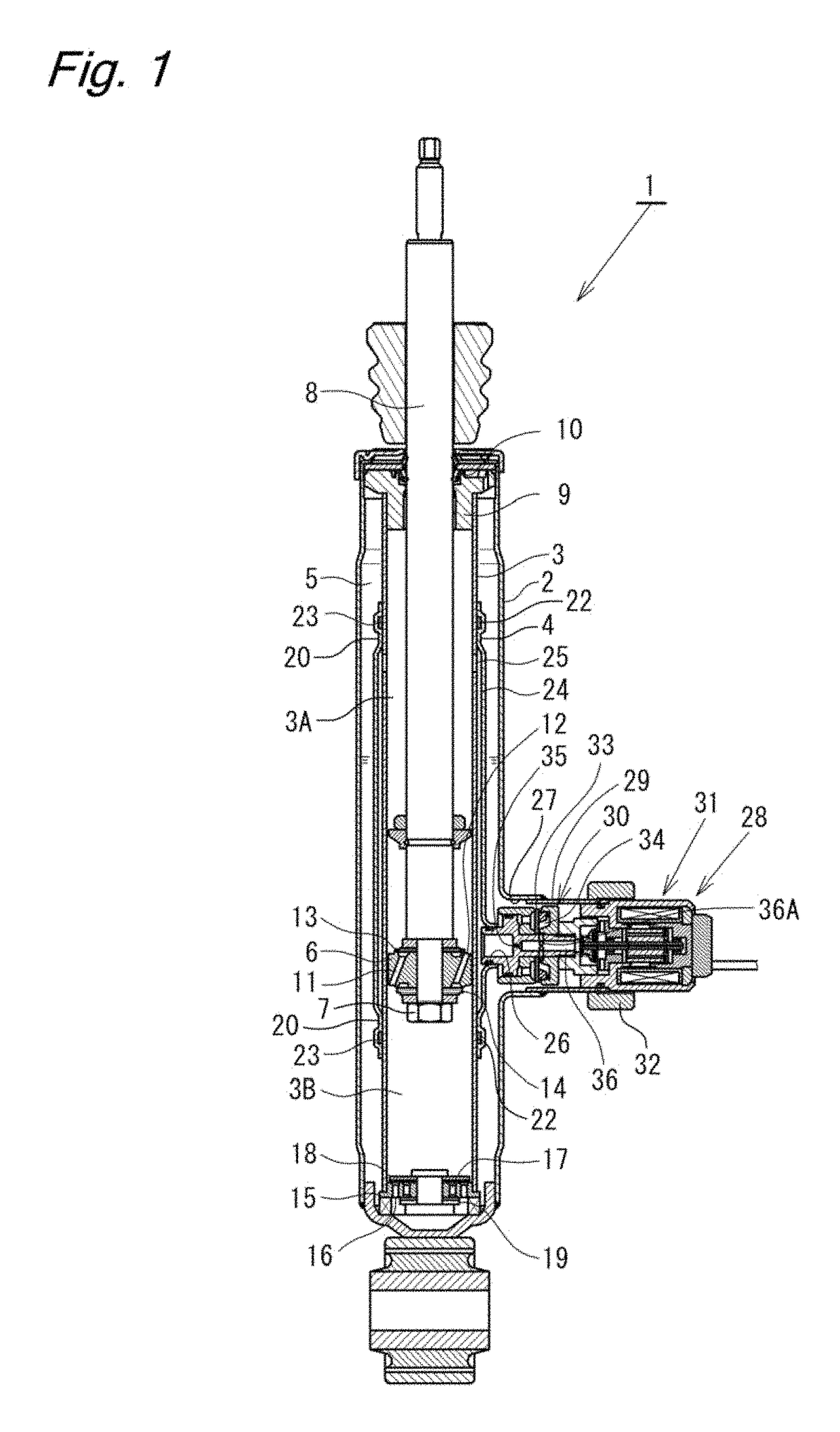 Tube and shock absorber