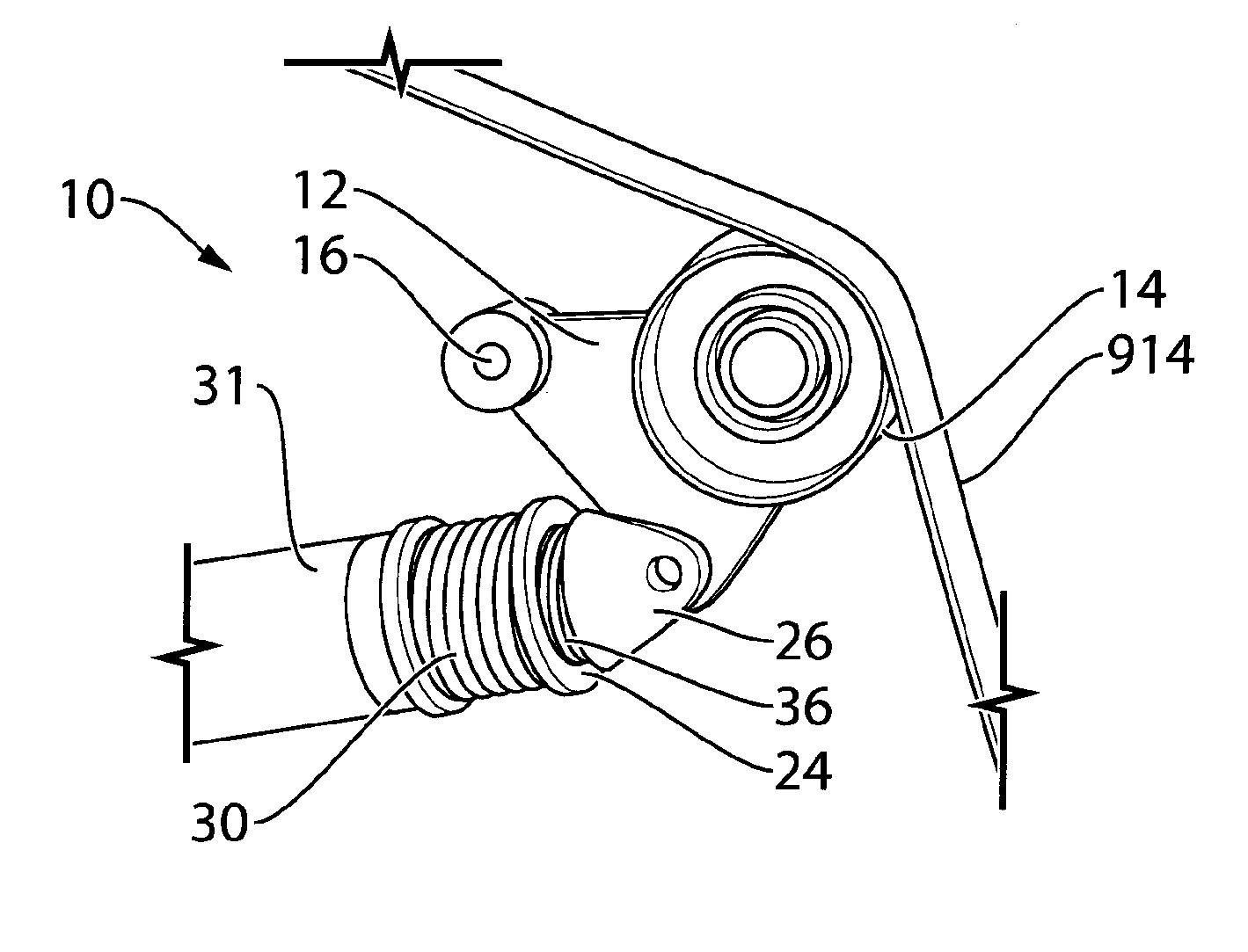 Tensioner with multiple spring rates