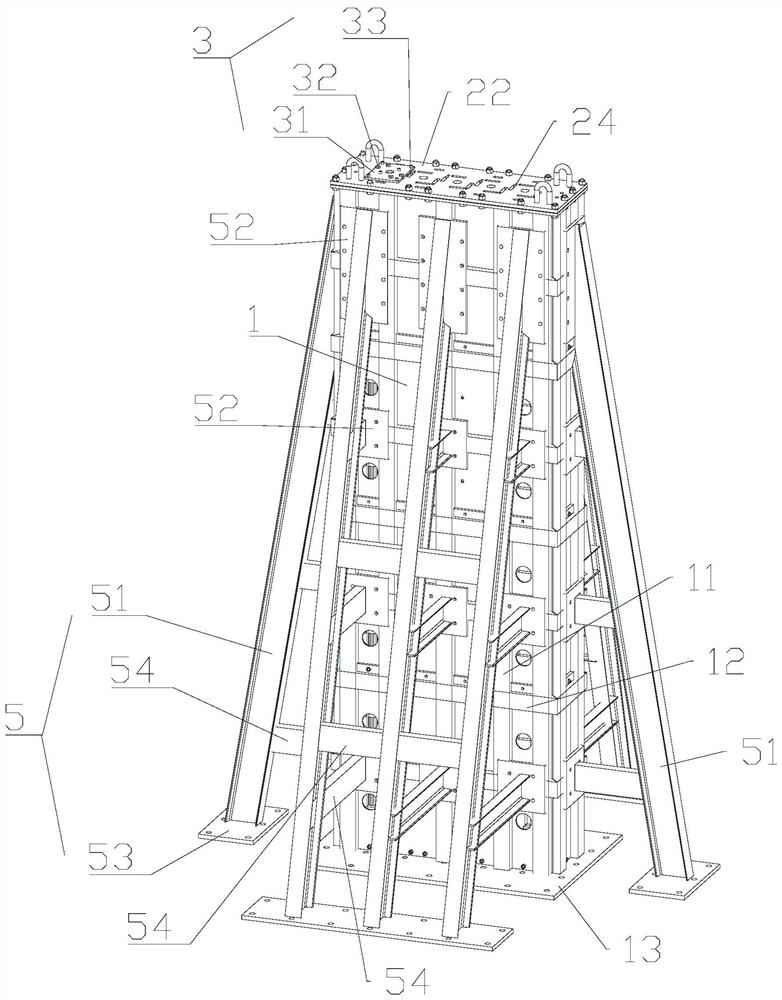 Full-scale fuel assembly anti-seismic test method and an anti-seismic test bed