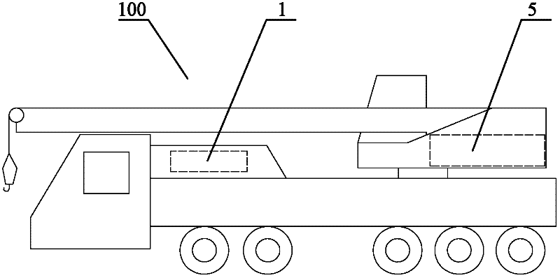 Engineering truck and drive system thereof