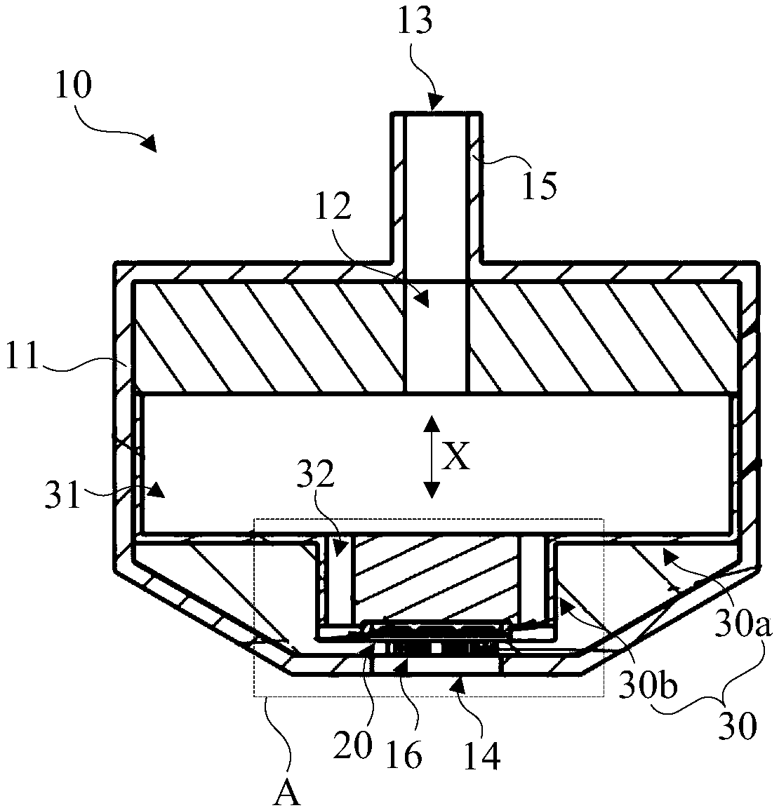 Liquid spraying device and electronic cigarette