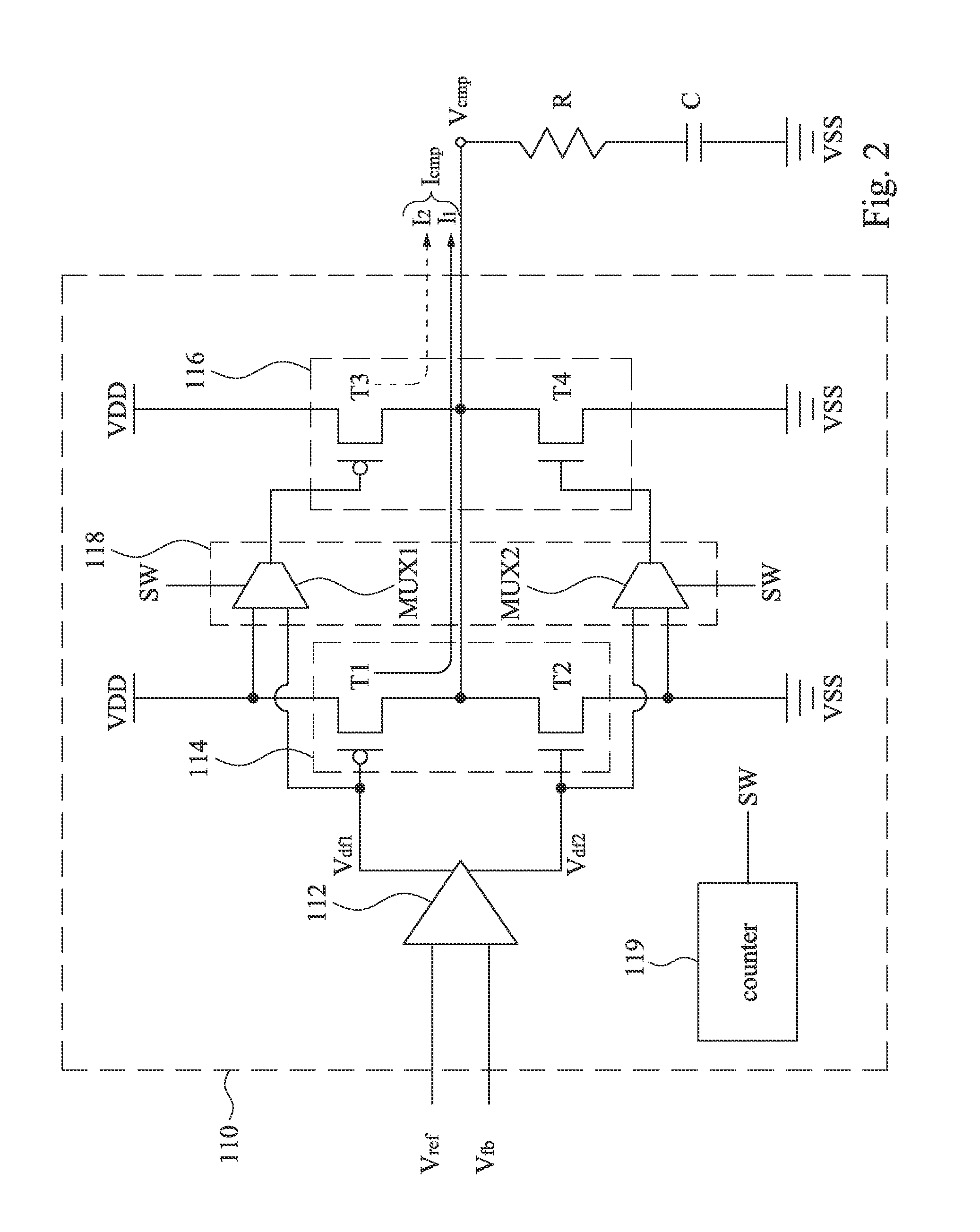 Driving circuit and error amplifier thereof