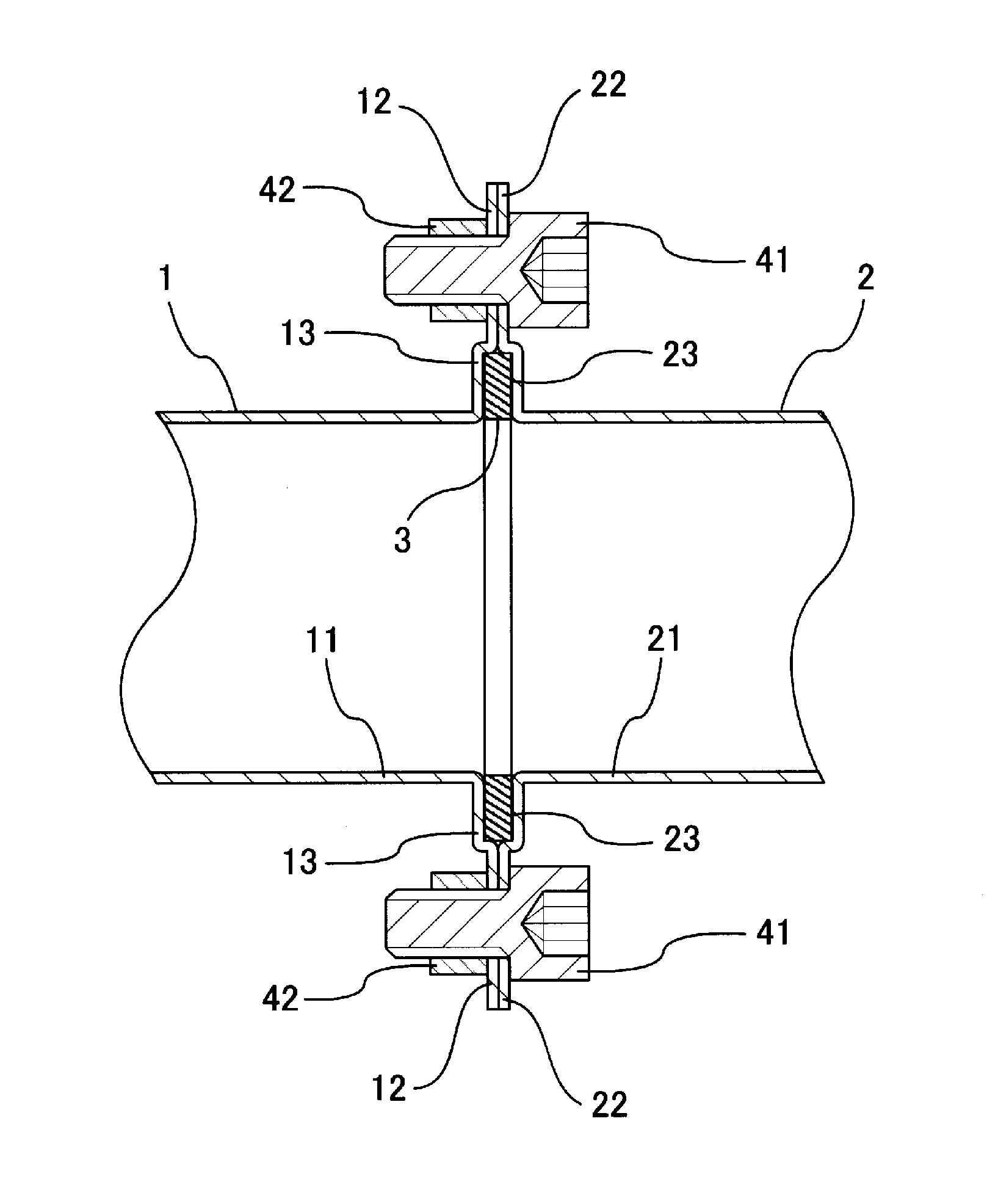 Pipe flange forming method