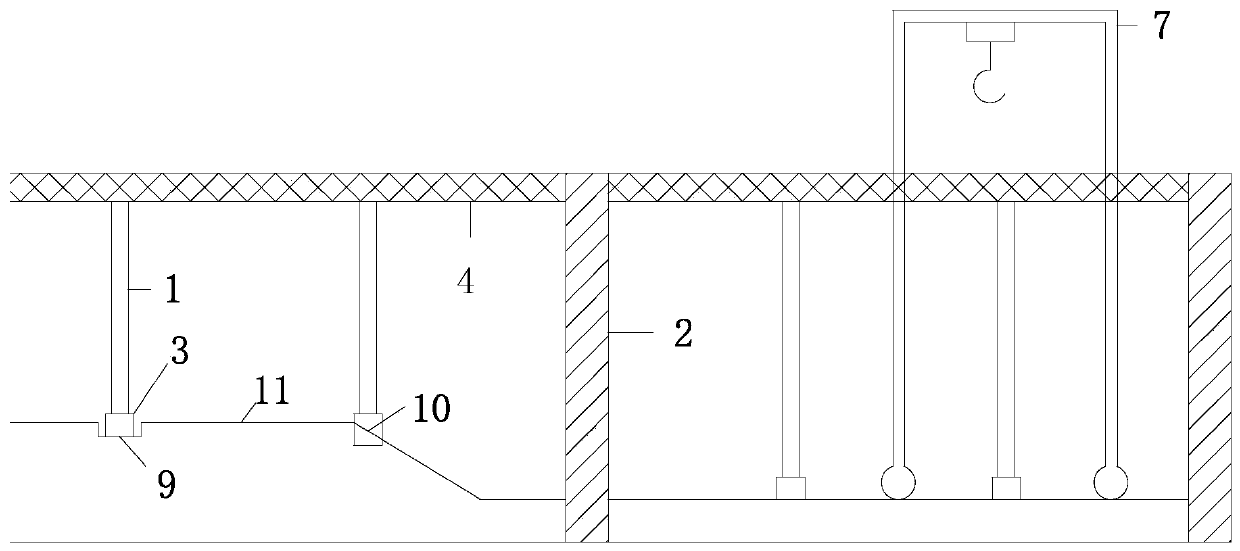Steel box girder installation system and construction method thereof