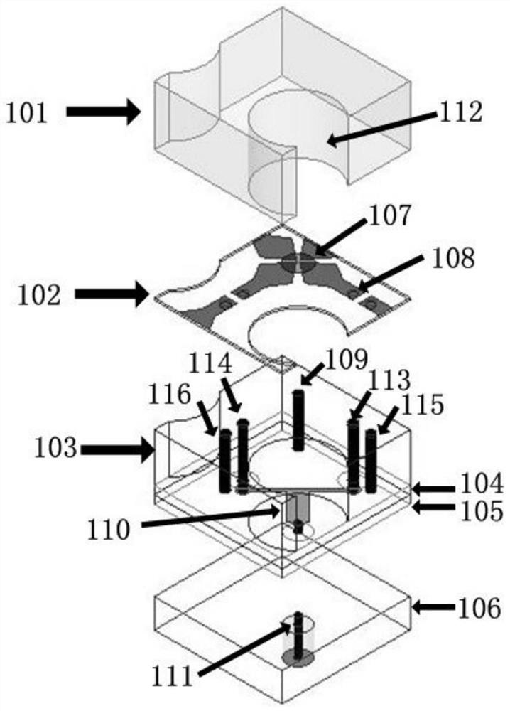 Oblique 45-degree polarized radiation broadband tile type phased array antenna