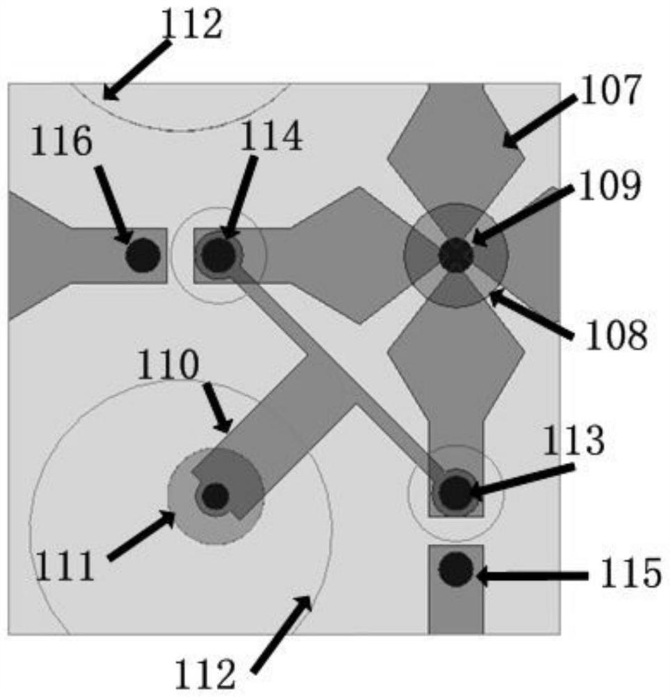 Oblique 45-degree polarized radiation broadband tile type phased array antenna