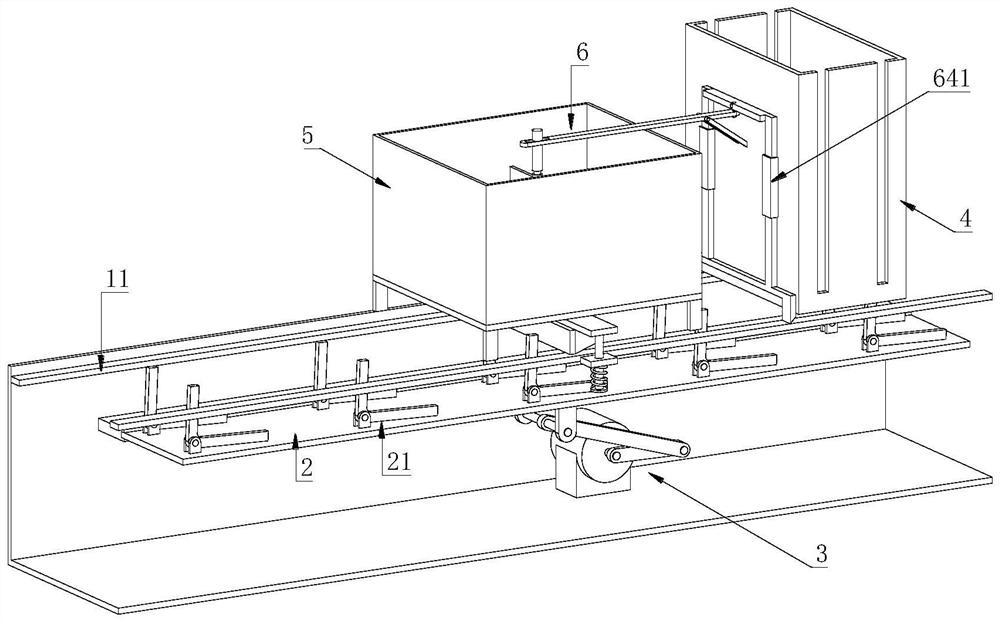 Automatic quantitative feeding device for wood processing and feeding method thereof