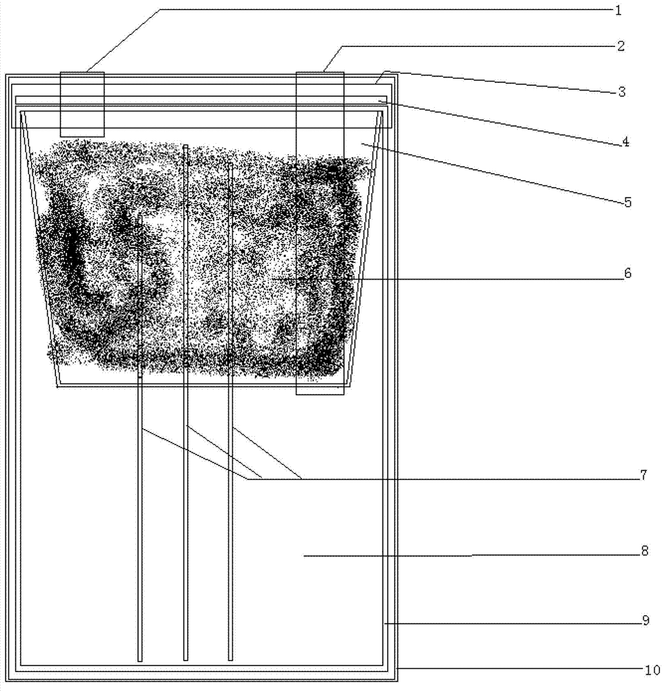 Vehicle-mounted flower growing device and flower growing method thereof