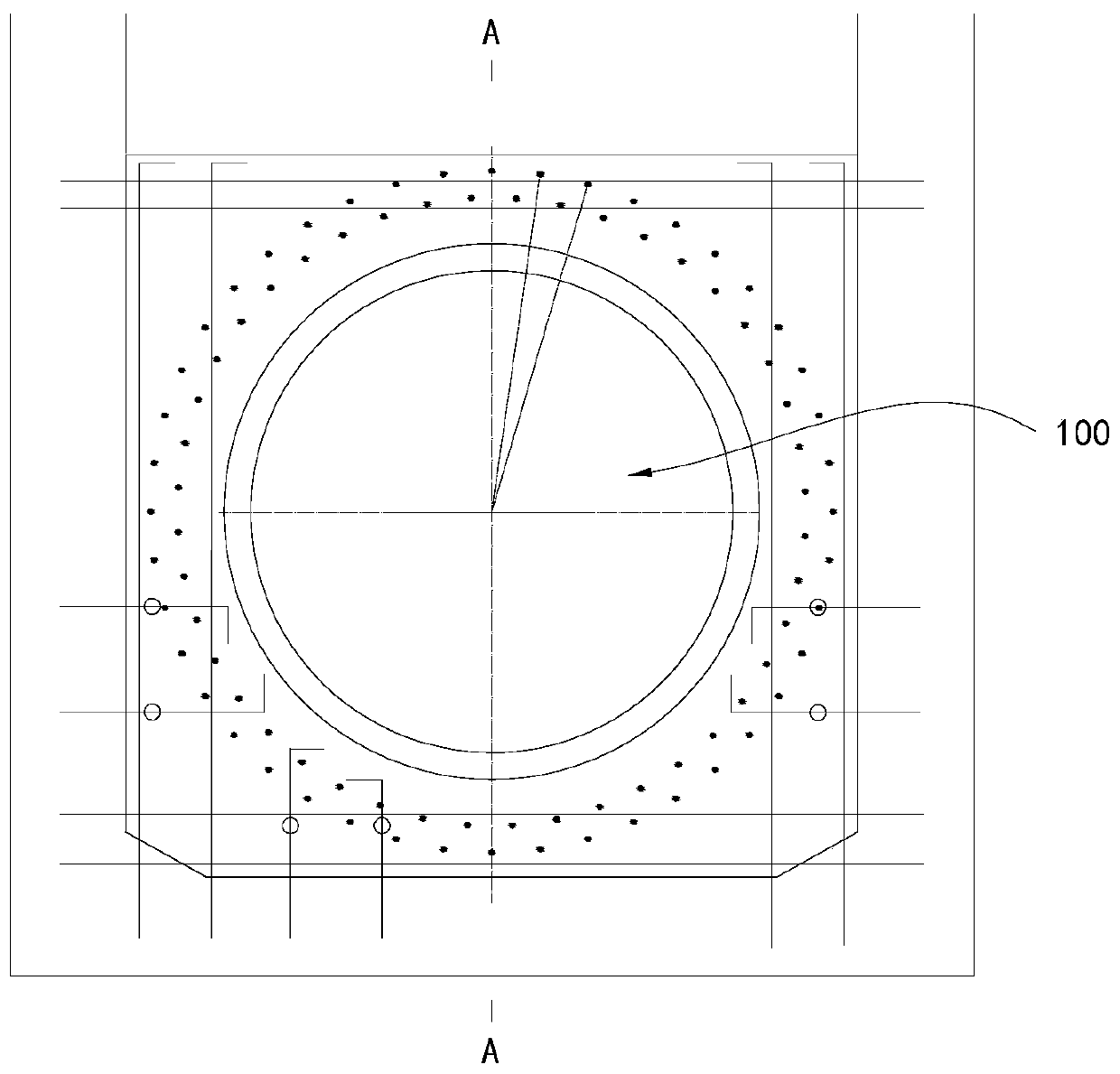 Construction method of external-wrapping tunnel portal ring beam in water-rich stratum shield interval
