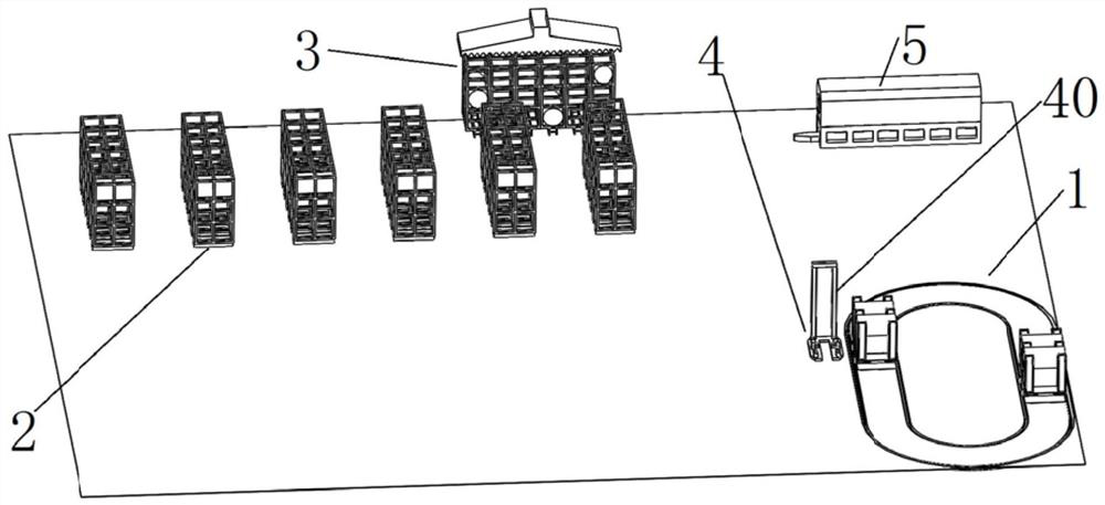 Intelligent aluminum bar storage logistics system for aluminum extrusion production line