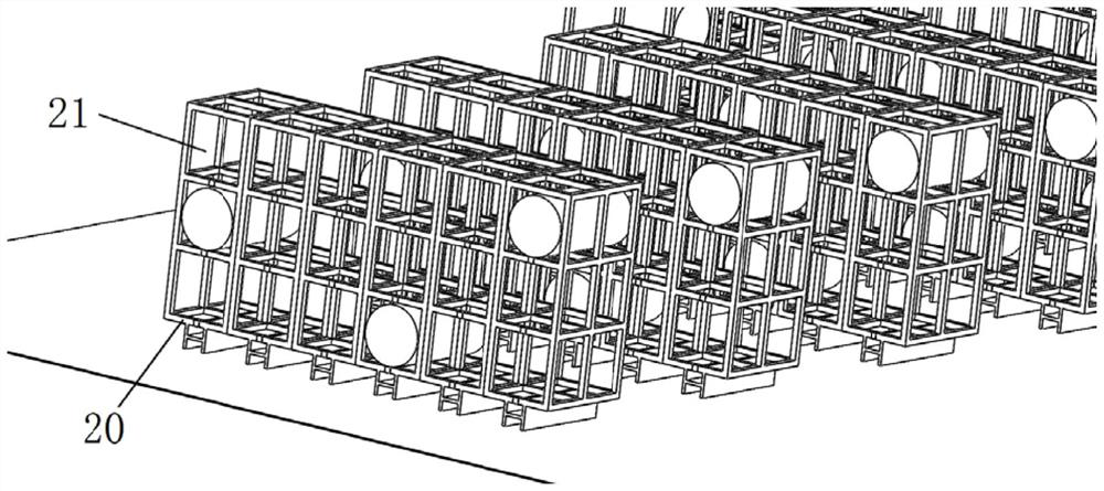 Intelligent aluminum bar storage logistics system for aluminum extrusion production line