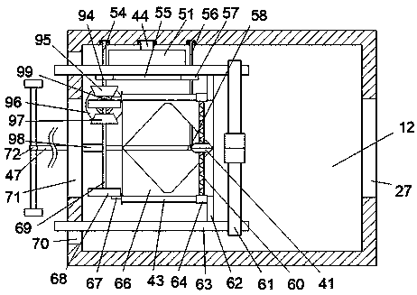 Steel treatment device capable of automatically removing rust and cutting profile steel