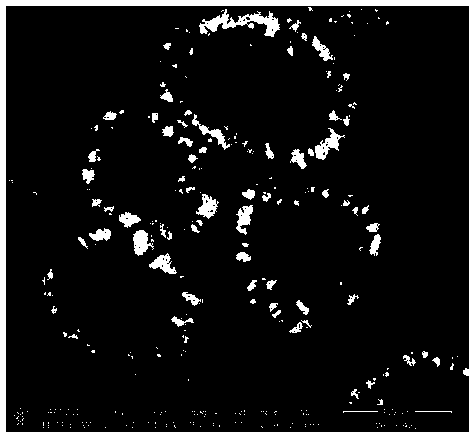 Annular nano germanium dioxide/polyion liquid composite material and preparation method and application thereof