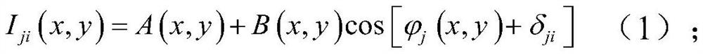 A method to reduce the number of projected images based on multi-frequency phase shift