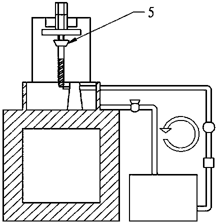 Device for preparing spiral cemented carbide micro milling cutter