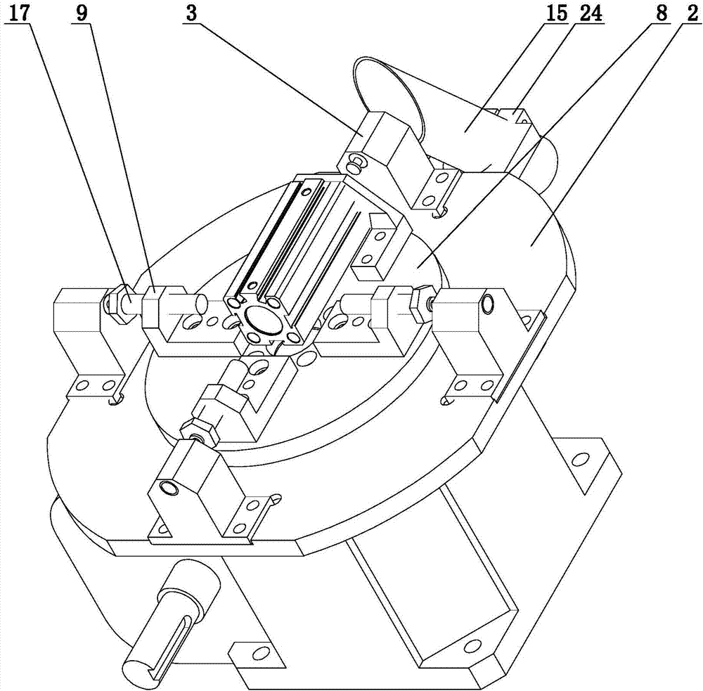 Automatic rotary disc type press-in machine