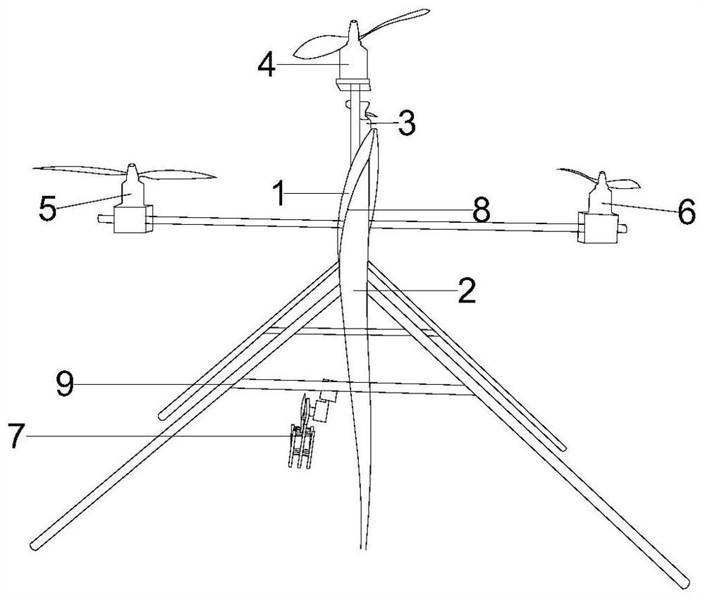 A vertical take-off and landing fixed-wing cargo drone