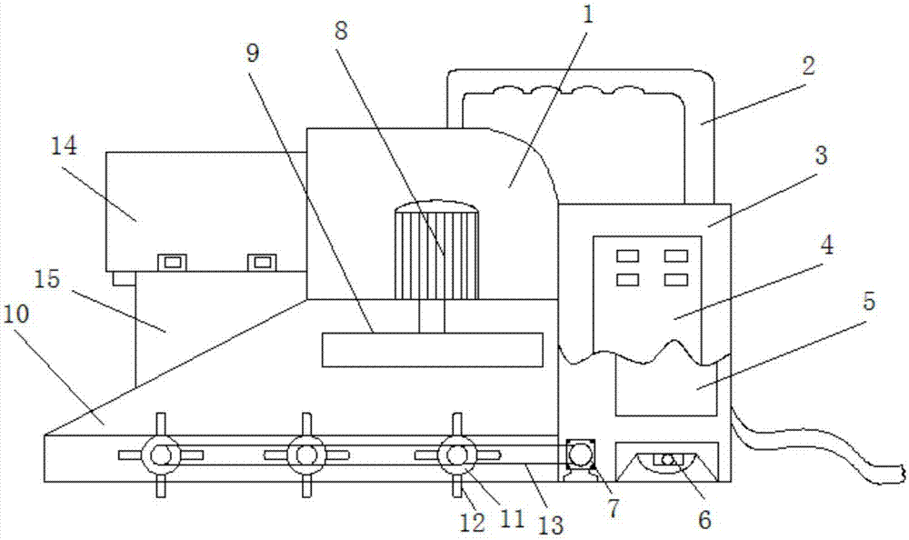 Ultraviolet sterilizing and mite-removal dust collector for bed